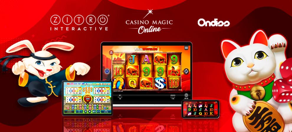 Alianza estrategica entre Zitro, Casino Magic Online y Ondiss