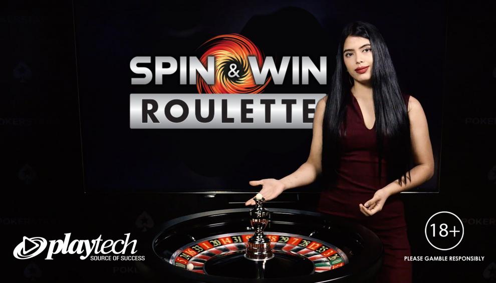  Playtech y Pokerstars Casino lanzan la ruleta en vivo Spin & Win en España