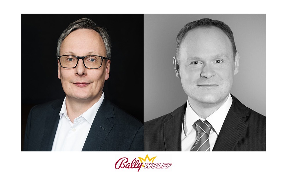 Cambios en BALLY WULFF
Lars Rogge dimite el 31 de diciembre de 2020 - Philipp Lorenz será el nuevo Director General de Ventas