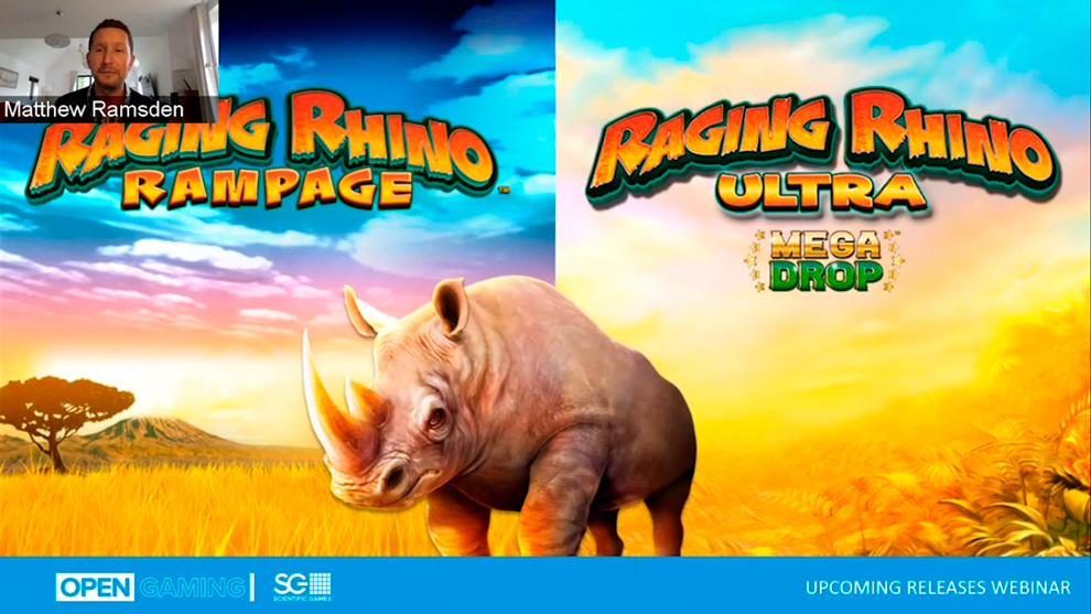  SG Digital presenta al mercado dos títulos nuevos de la popular slot Raging Rhino (vídeo)