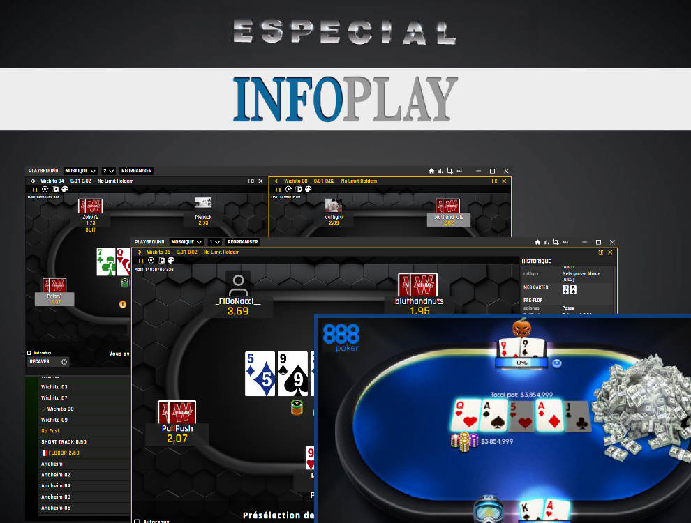ESPECIAL INFOPLAY 
WINAMAX y 888, preparados para revolucionar el poker online