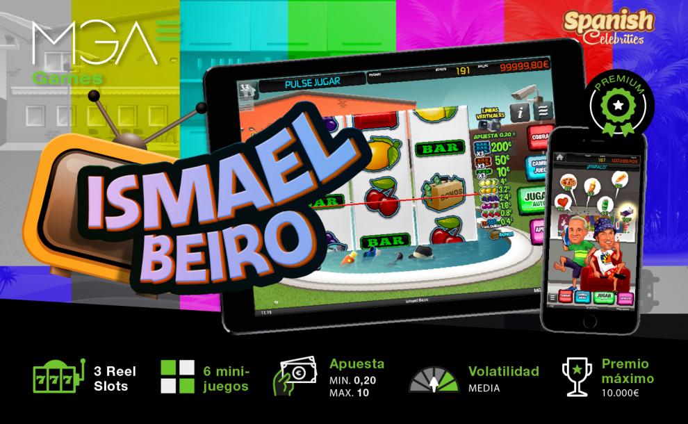 Tal y como les informamos...
MGA Games presenta a Ismael Beiro en su nueva slot: 
VER VÍDEO