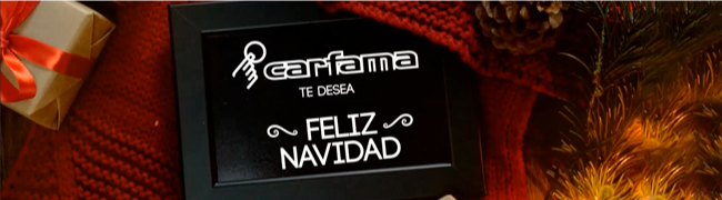 CARFAMA renueva su publicidad en INFOPLAY para desearles FELIZ NAVIDAD