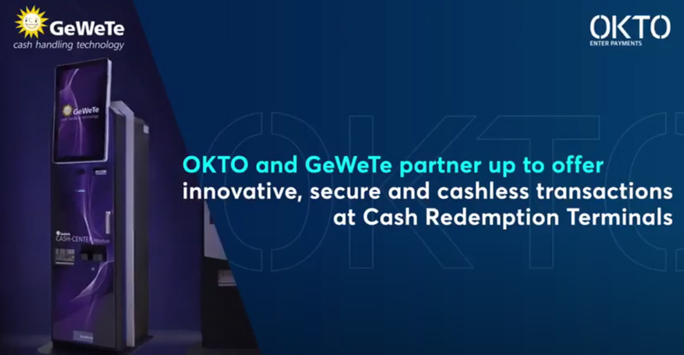  OKTO y GeWeTe llegan a un acuerdo para ofrecer servicios de pago sin efectivo más eficientes (Vídeo)
