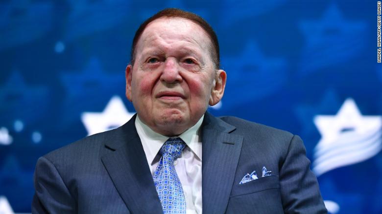  Sheldon Adelson se ausentará de dirección ejecutiva de Las Vegas Sands para recibir tratamiento médico contra el cáncer