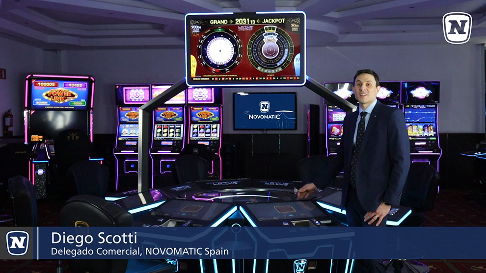  Diego Scotti presenta  al mercado la novedosa Lotus Jackpot Roulette de NOVOMATIC (vídeo)