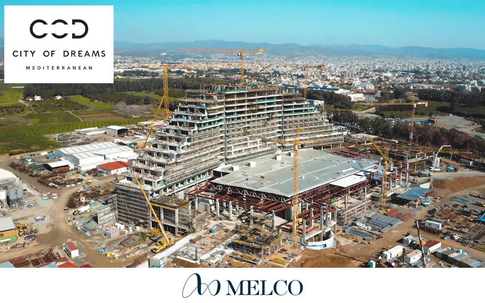  Melco revela los avances de su proyecto City of Dreams Mediterranean en Chipre (Vídeo)