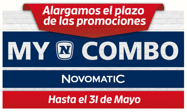  NOVOMATIC Spain EXTIENDE promociones MY N COMBO  hasta el 31 de mayo