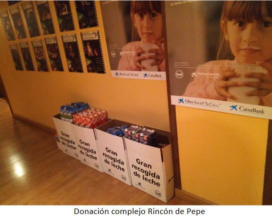 Los colaboradores de Orenes en Murcia donan 420 litros de leche en la campaña 