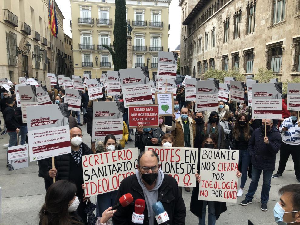  Gran cobertura mediática de la manifestación del sector en Valencia: 
VÍDEO ENTREVISTA para EUROPA PRESS