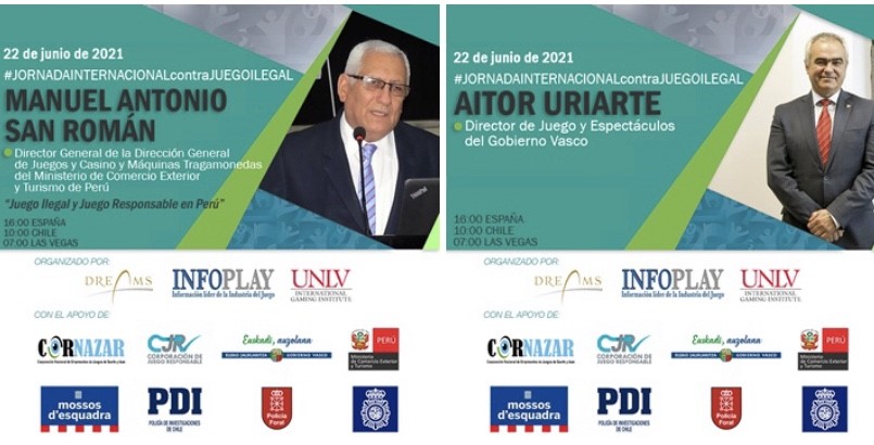 PRIMER AVANCE:
Aitor Uriarte y Manuel Antonio San Roman, entre las personalidades que participarán en la Primera Jornada Internacional contra el juego ilegal