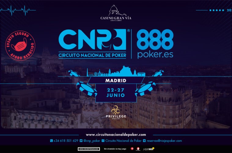 Vuelve el póker presencial y seguro con CNP888