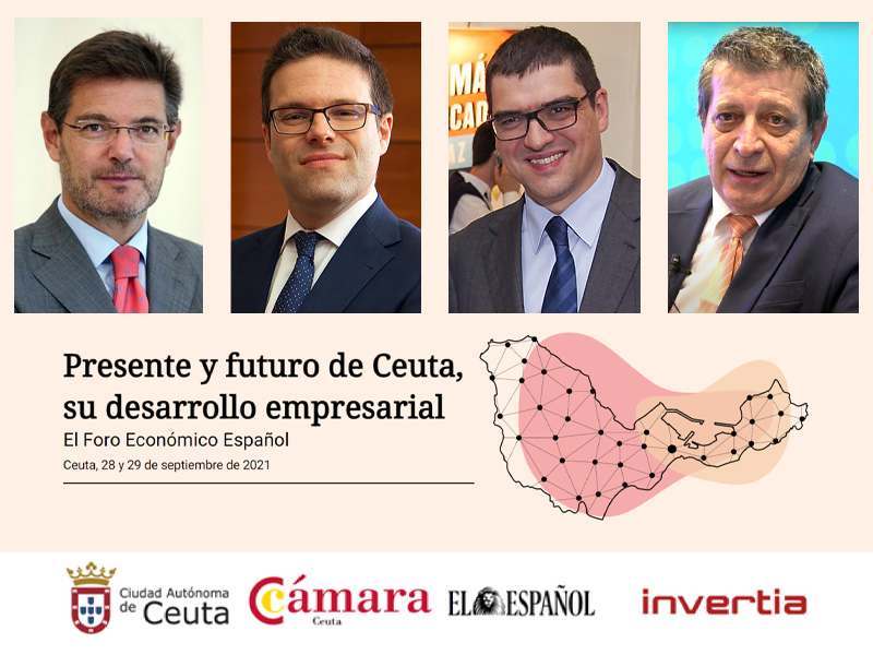 Cartel de lujo para el Foro Económico Español de Ceuta. Compartimos el programa confirmado