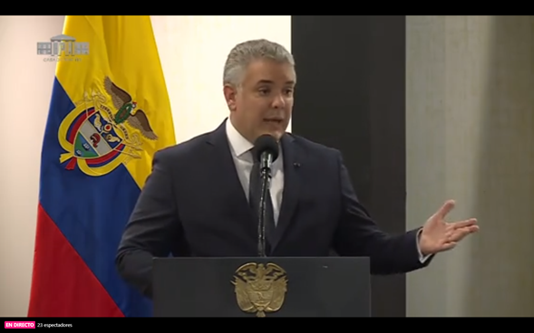 Ivan Duque, Presidente de Colombia: 