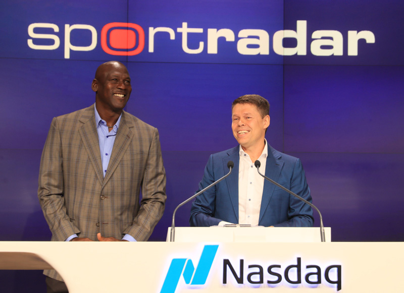 Michael Jordan asume el papel de asesor con Sportradar