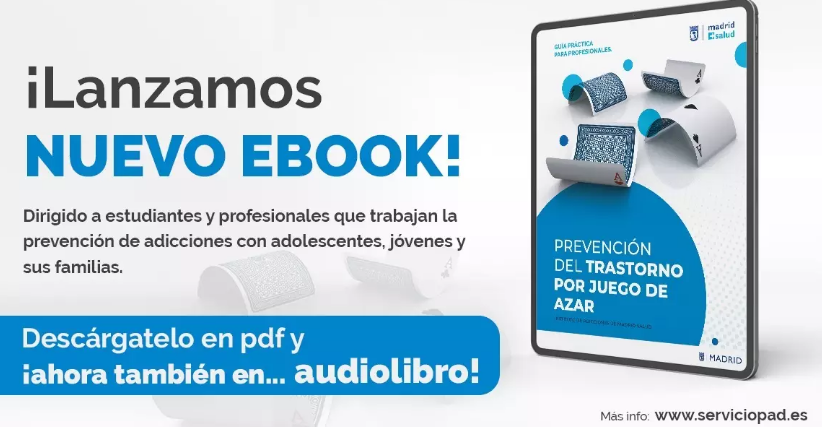El ayuntamiento de Madrid edita un Ebook para prevenir el juego problemático