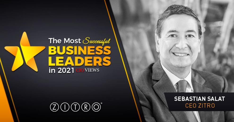 Sebastian Salat, CEO de Zitro, ha sido reconocido como uno de los líderes empresariales más exitosos en 2021