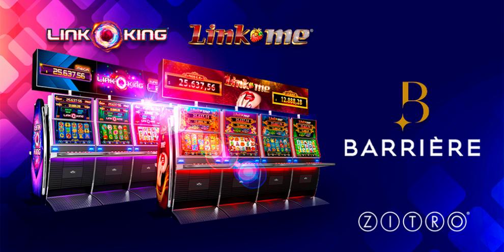 ZITRO instala Link King y Link Me en ocho casinos del  Grupo Barrière 