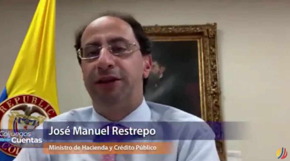 José Manuel Restrepo, Ministro de Hacienda de Colombia: 