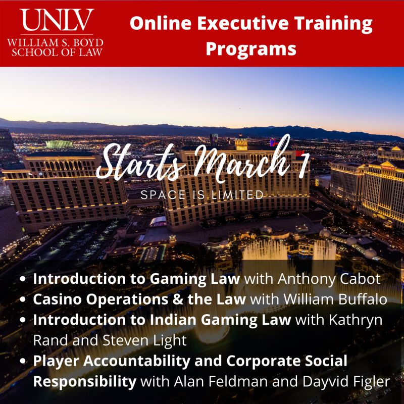 La Universidad de Las Vegas anuncia nuevos programas de formación sobre juego responsable