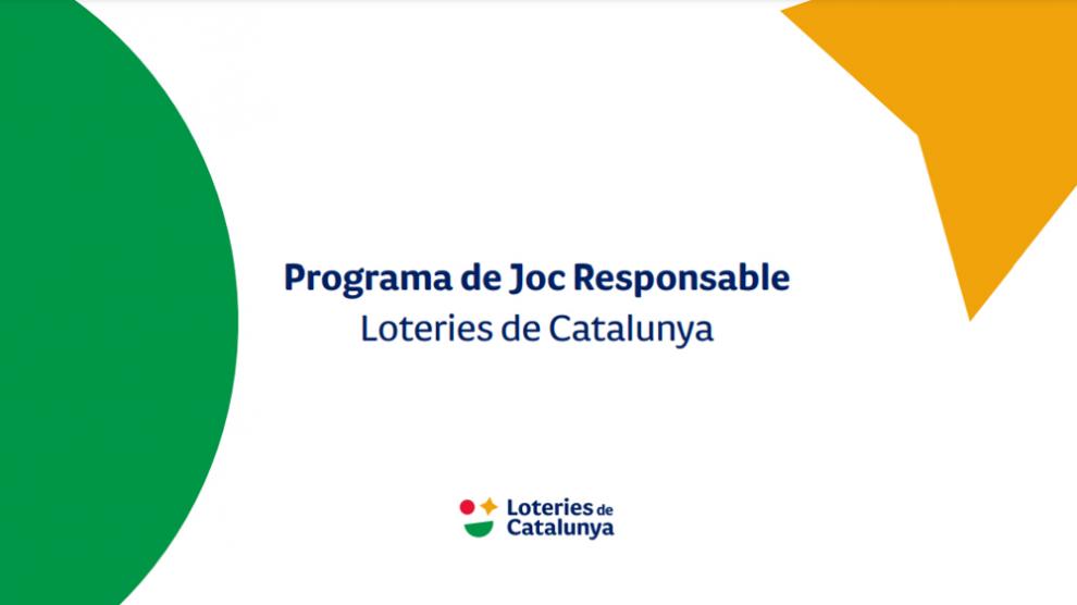  Loterías de Cataluña publica documentos claves de su responsabilidad social corporativa: Programa de Juego Responsable y Memoria juego responsable 2021