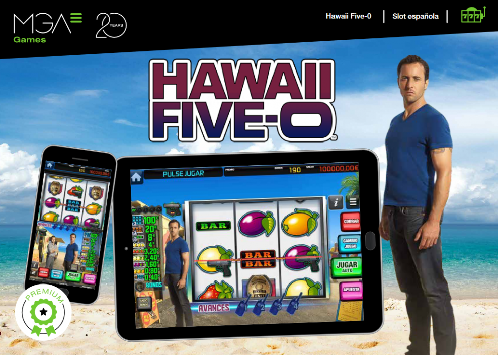 Hawaii Five-0 debuta en los casinos online de España de la mano de MGA Games