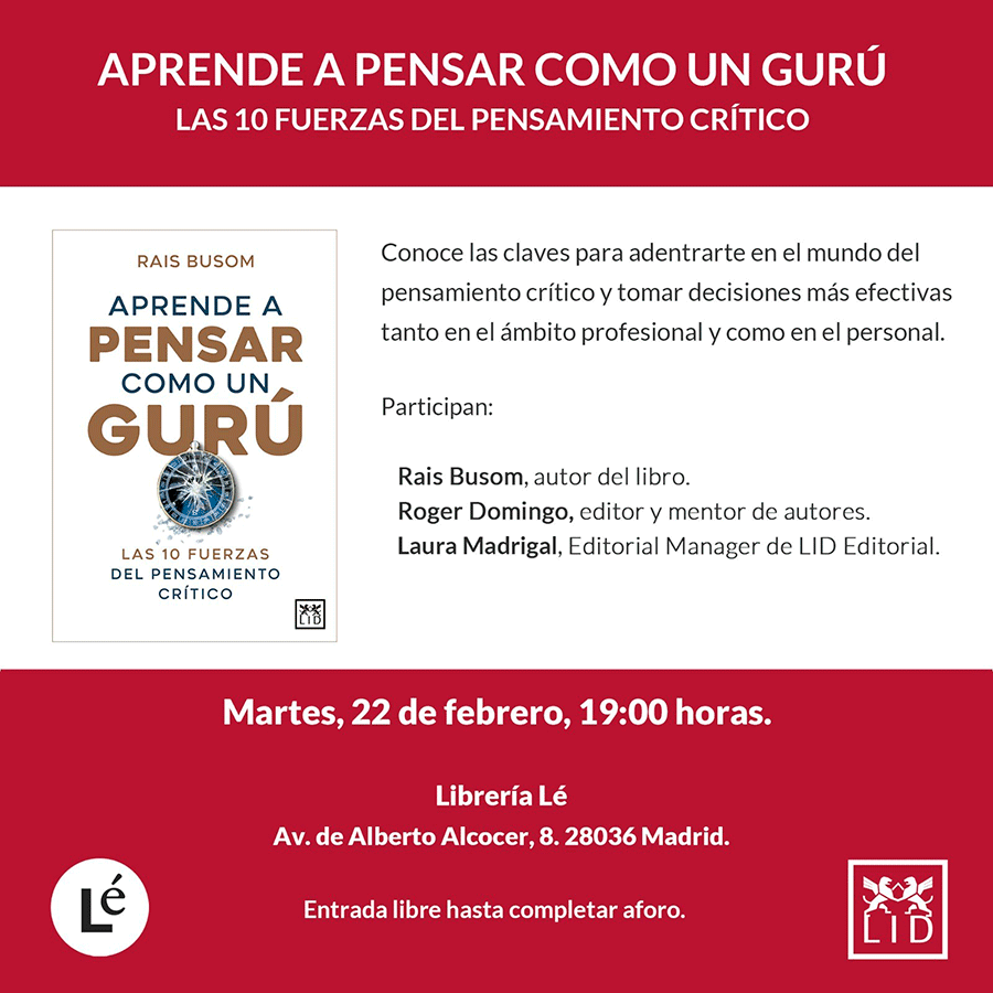 Hoy, Rais Busom presenta su libro en Madrid