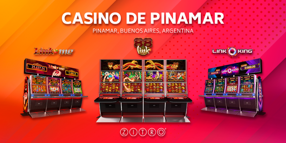  El Casino de Pinamar en Buenos Aires, Argentina, incorpora los multijuegos progresivos más aclamados de Zitro: Link Me, Link King y 88 Link