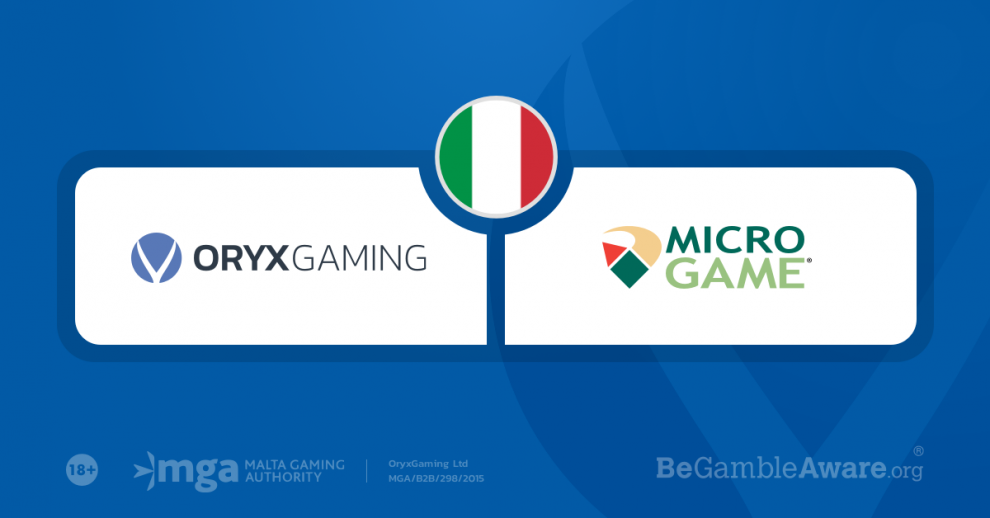  ORYX Gaming ingresa al mercado italiano de la mano de Microgame