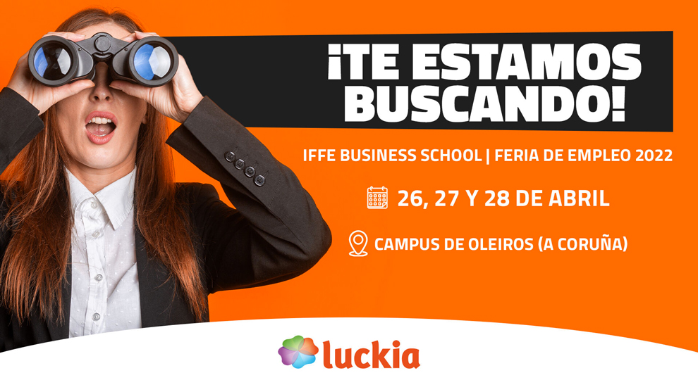  Luckia participará en la feria de empleo y formación de IFFE Business School
