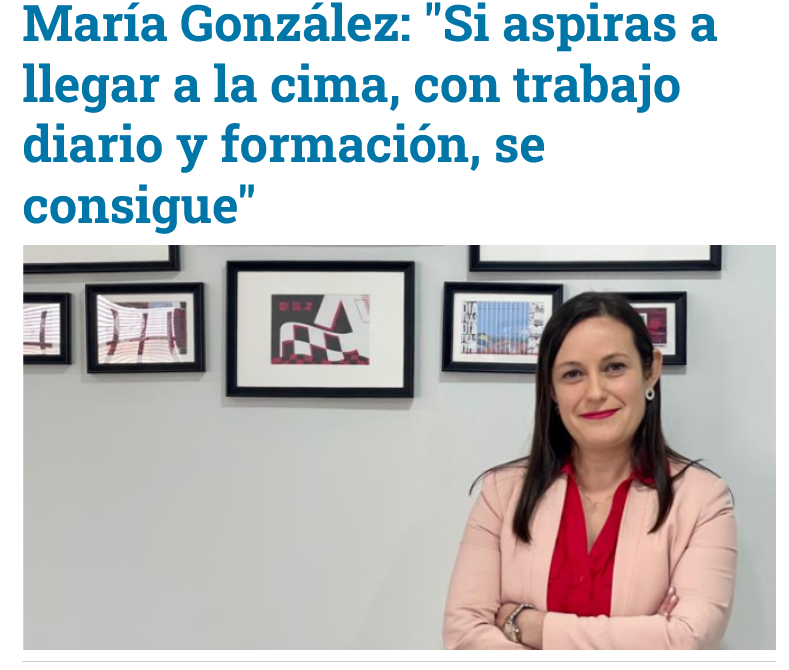 María González, directora de MURCIAPUESTA, protagonista de la prensa económica y femenina de Murcia