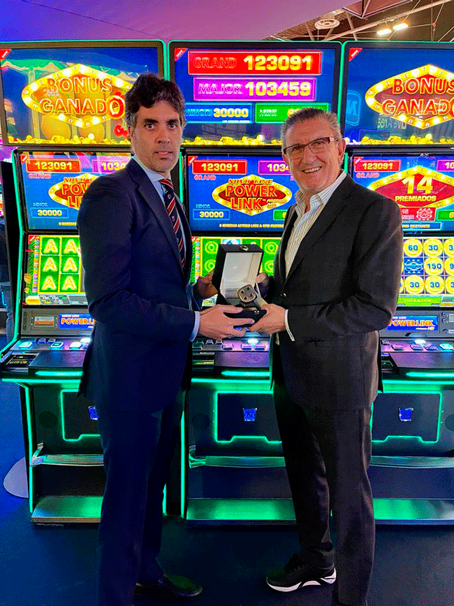 Premio Golden Dice para Manfred Schartner, CEO de Casinos Admiral