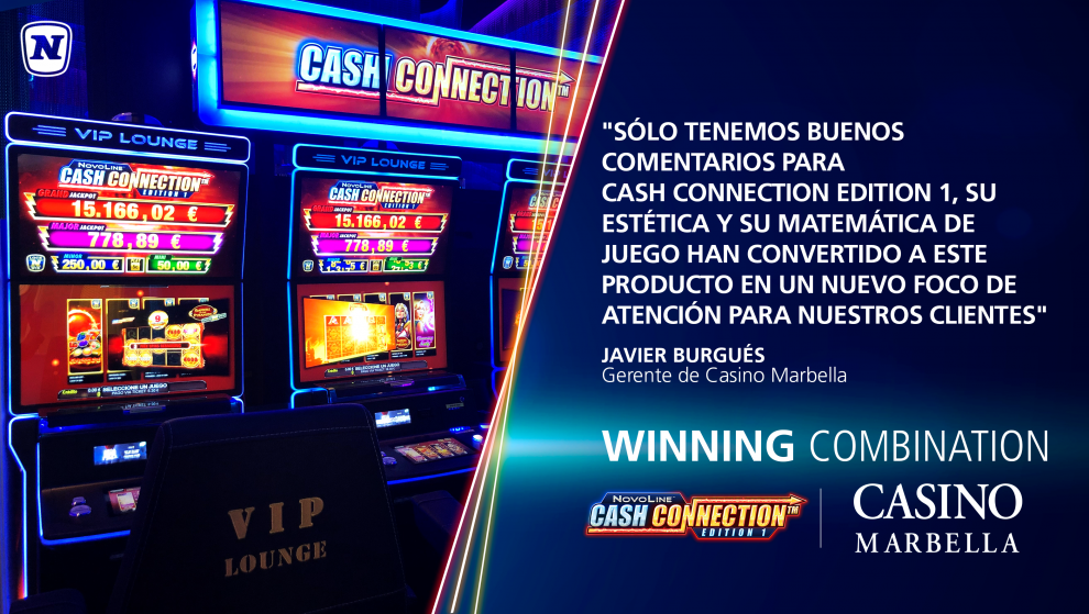  Casino Marbella apuesta por Cash Connection Edition 1 de NOVOMATIC SPAIN (Fotos)