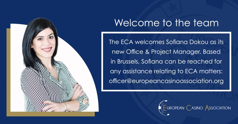 La Asociación Europea de Casinos nombra a Sofiana Dokou nueva Gerente de Oficina y Proyectos