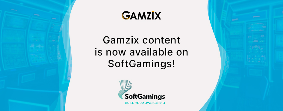  Gamzix se asocia con SoftGamings