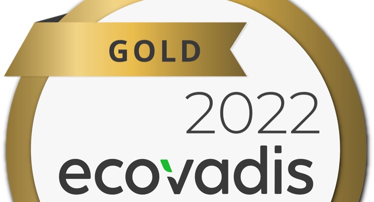 IGT recibe la medalla de oro de la agencia de calificación de sostenibilidad EcoVadis