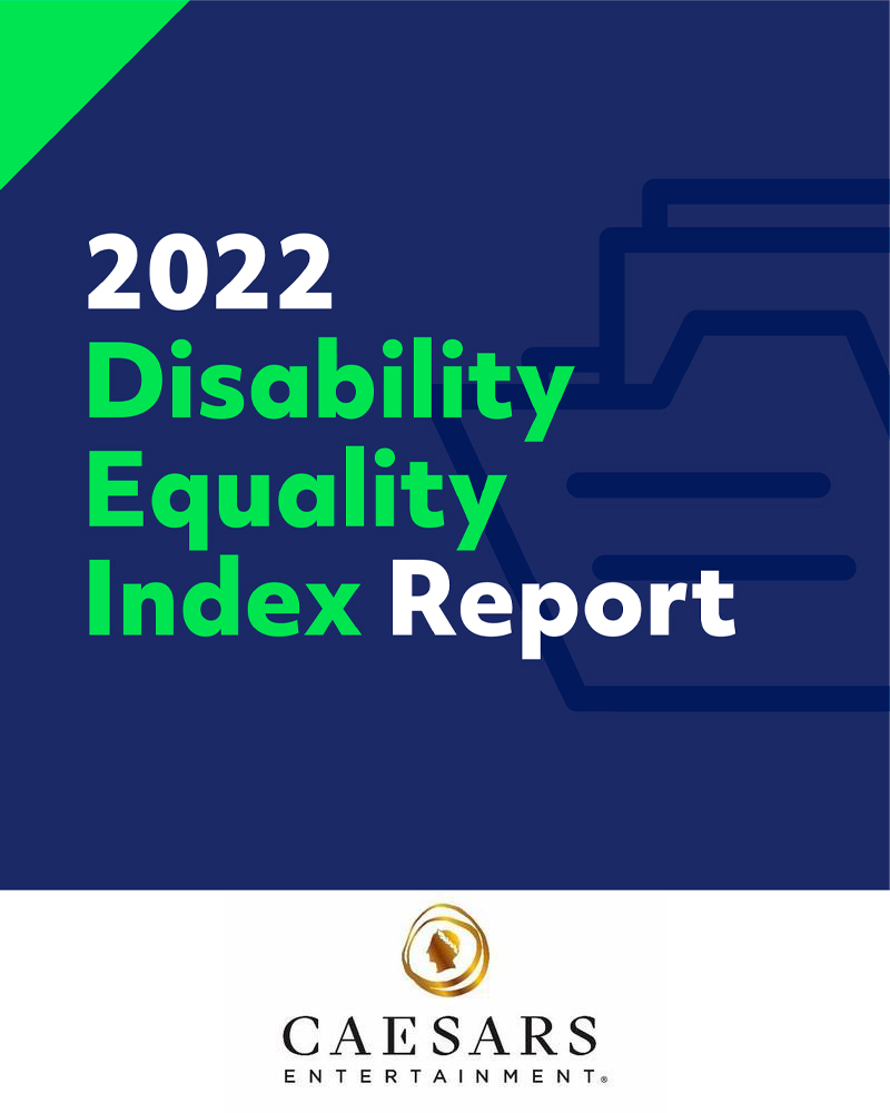  Caesars Entertainment obtiene la máxima puntuación en el Índice de Igualdad de Discapacidad de 2022