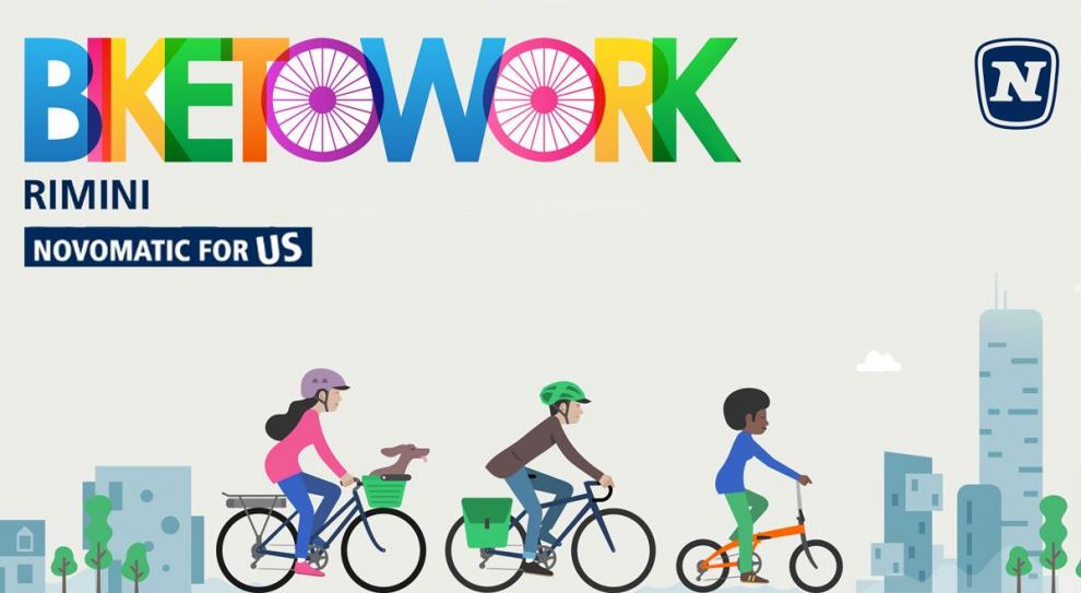  NOVOMATIC Italia confirma su compromiso con la Movilidad Verde y participa en el Proyecto Bike To Work