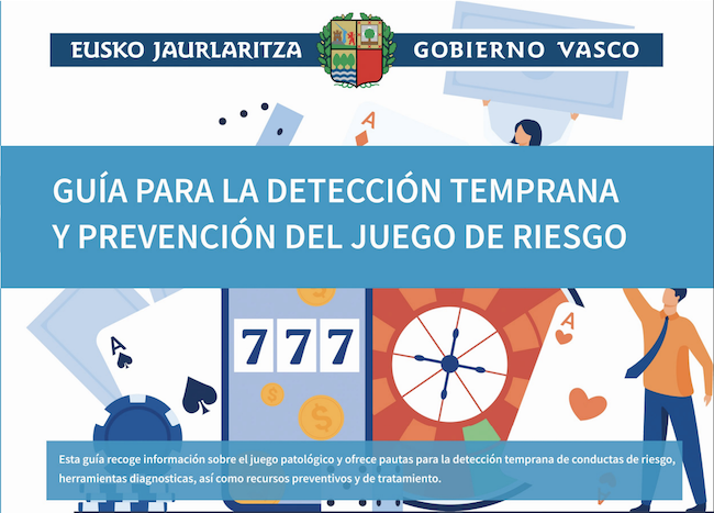 El Gobierno Vasco presenta la Guía para la detección temprana y prevención del Juego de Riesgo