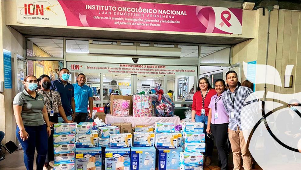 CIRSA PANAMÁ dona material sanitario al Instituto Oncológico Nacional 