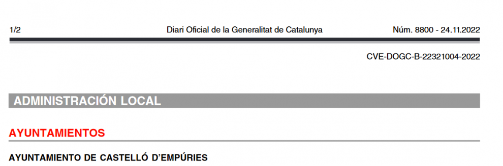 El AYUNTAMIENTO de CASTELLÓ D’EMPÚRIES pedirá informes a la Generalitat antes de restringir la implantación de nuevos locales