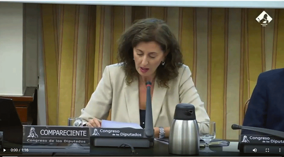 Momentos clave de la Comparecencia de Cristina García en la Comisión Mixta Congreso-Senado para el Estudio de los Problemas de Adicciones - I