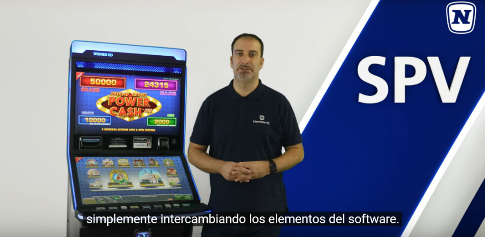 ¡¡NUEVO VÍDEO!!
NOVOMATIC SPAIN anuncia el NUEVO ASPECTO del MUEBLE WINNER HD: botonera o puertos USB