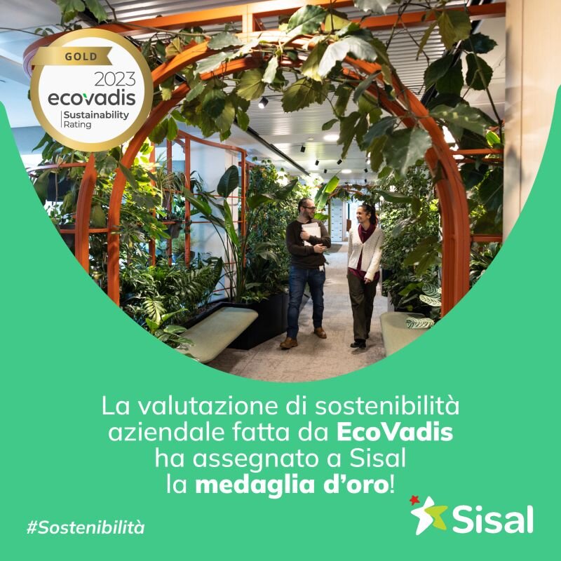  EcoVadis otorga la Medalla de Oro a SISAL por su compromiso con el medio ambiente