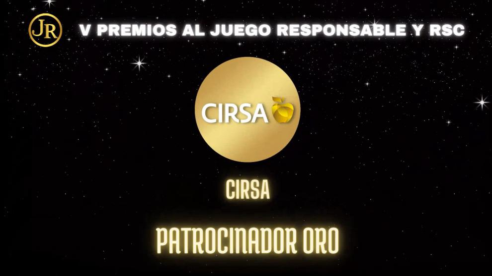 CIRSA, ORO en el apoyo a los Premios al Juego Responsable y RSC
