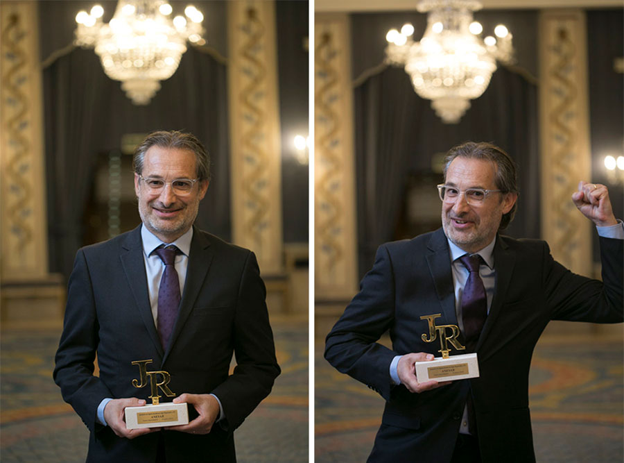 JOSÉ VALL recibe el premio de ANESAR a la Asociación con Mejores Acciones en Juego Responsable y RSC 
VÍDEO y FOTOS