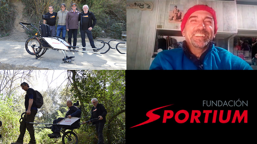 Fundación Sportium, en la donación de una silla adaptada al senderista con movilidad reducida Albert Cogul
VÍDEO Y GALERÍA DE FOTOS