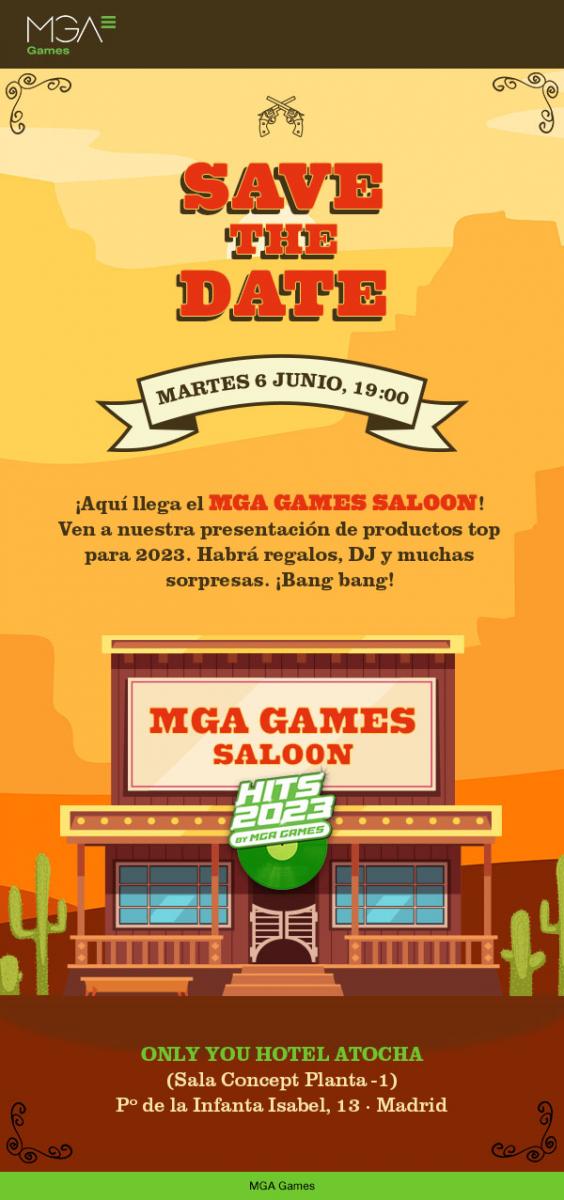 MGA Games invita a los operadores a su MGA Games Saloon