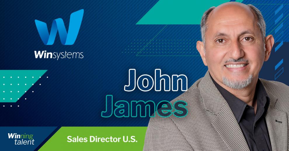 Win Systems refuerza su apuesta por USA con la incorporación de John James como Sales Director