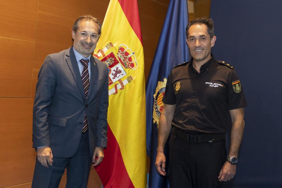 David Calvete y José Vall ratifican la contundente colaboración entre el sector y los cuerpos de seguridad
